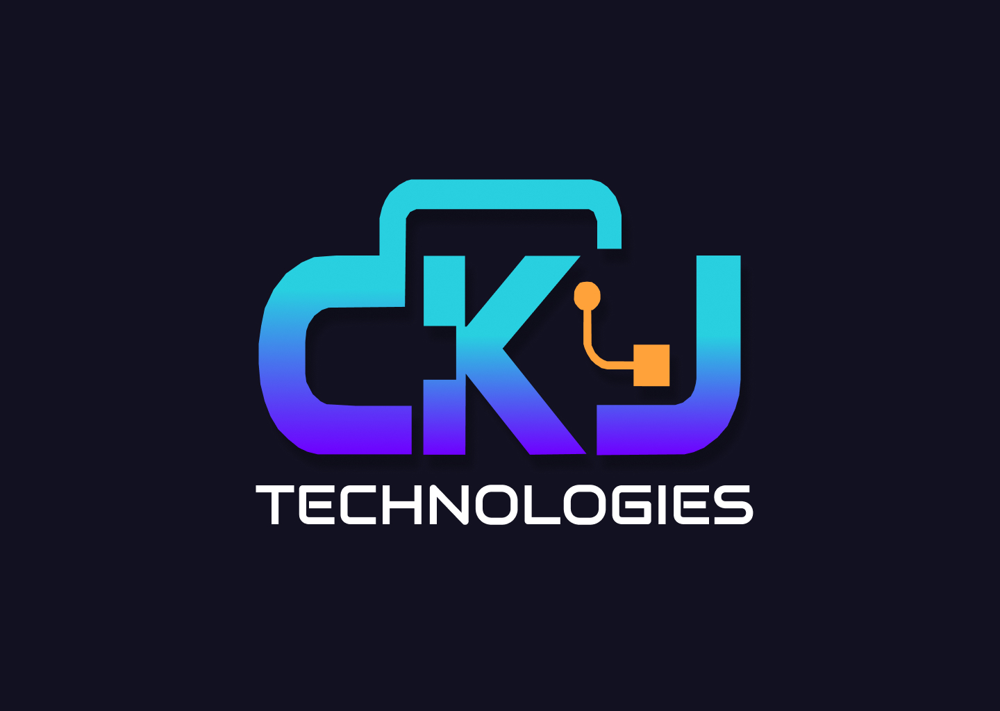 CKJ Technologies logo design - brand identity by Artistic Inc., Accra